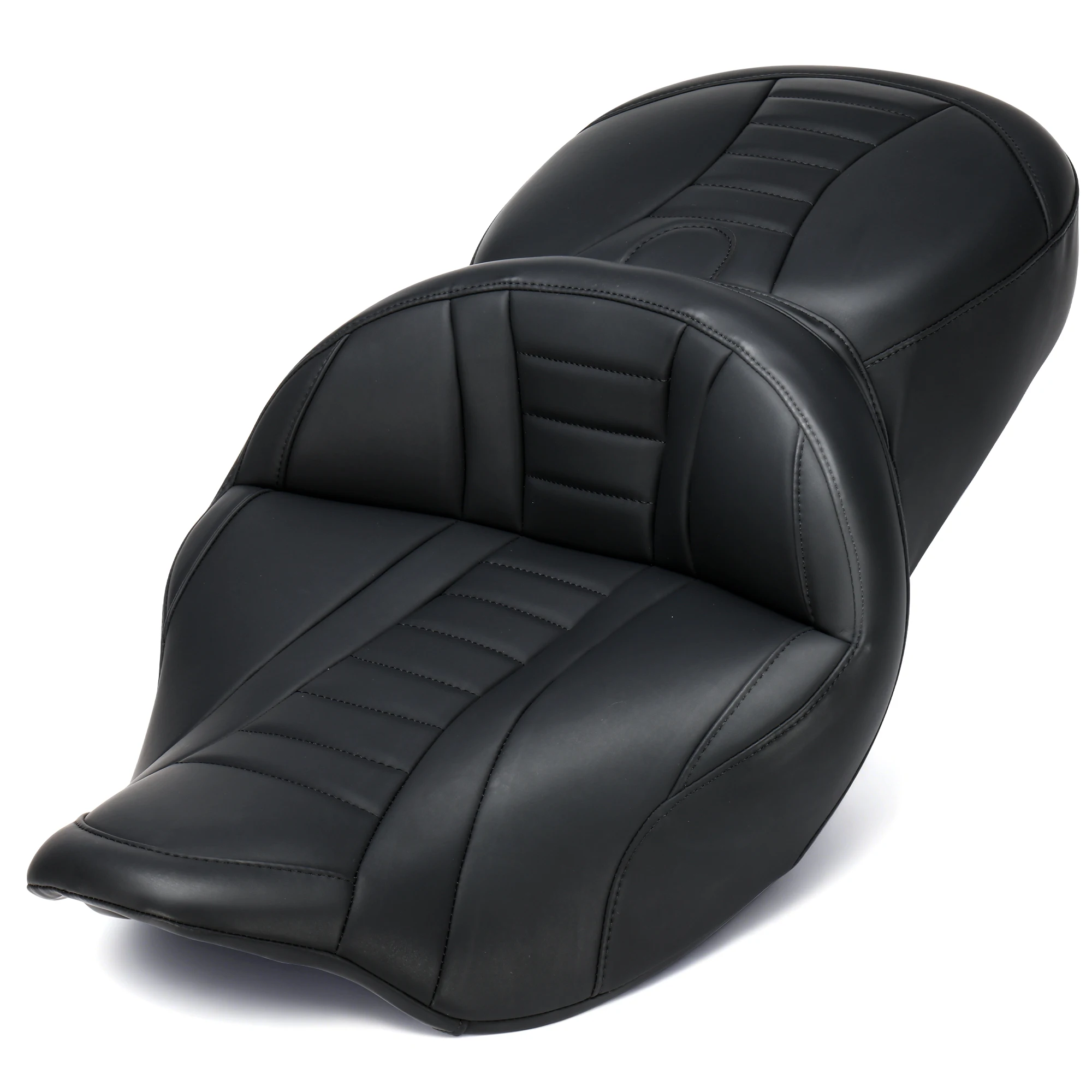 Touring One-Piece Driver Passenger Seat for Harley Electra Glide Standard Street Glide Road King Road Glide 2008-2023