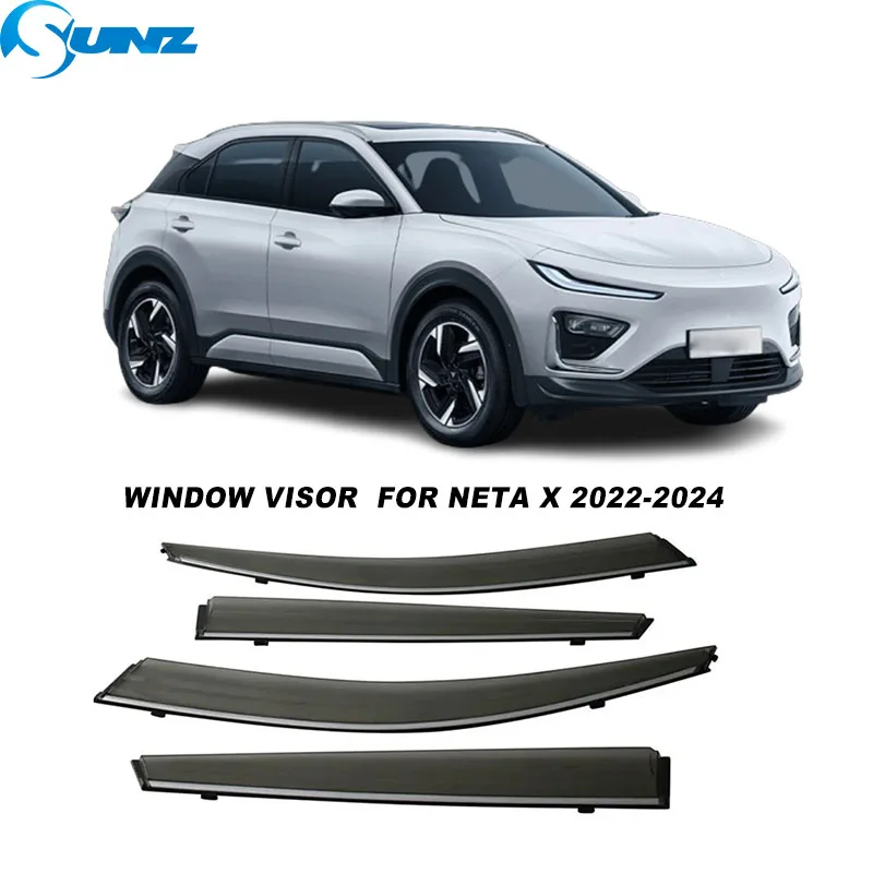 

Side Window Deflector For Neta X 2022 2023 2024 Window Visor Sun Rain Guard Door Visor Weathershield