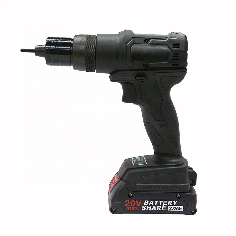 New 802k lithiumbatter battery cordless rivet nut electric rivenut tool