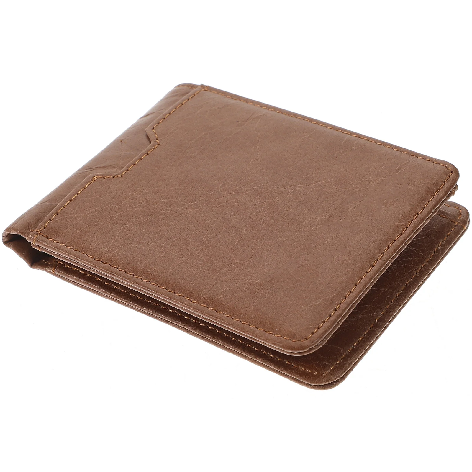 Slim Wallet for Men with Rfid Protection Vintage Bifold Design 4 by 3 Inches Compact Money Clip Organizer Purses