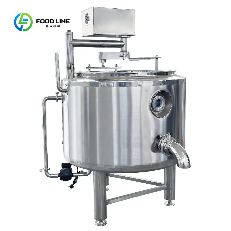 Queso industrial modificado para requisitos particulares del tanque de fermentación del queso de Cheddar de 200 lt 3000 litros que hace el tina