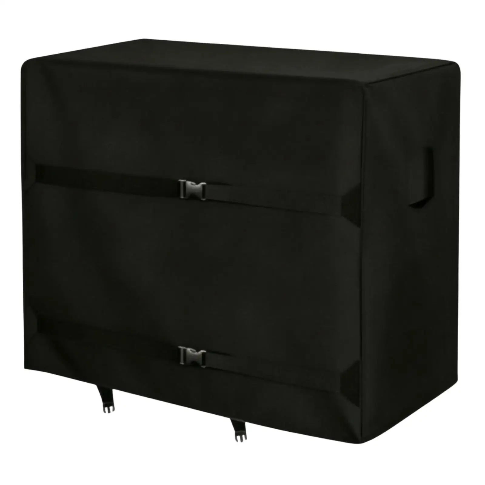 Black Outdoor Sawmill Cover 235x130x190 Cm Water Repellent Oxford Fabric Shield with Zippered Bag for Easy Transport
