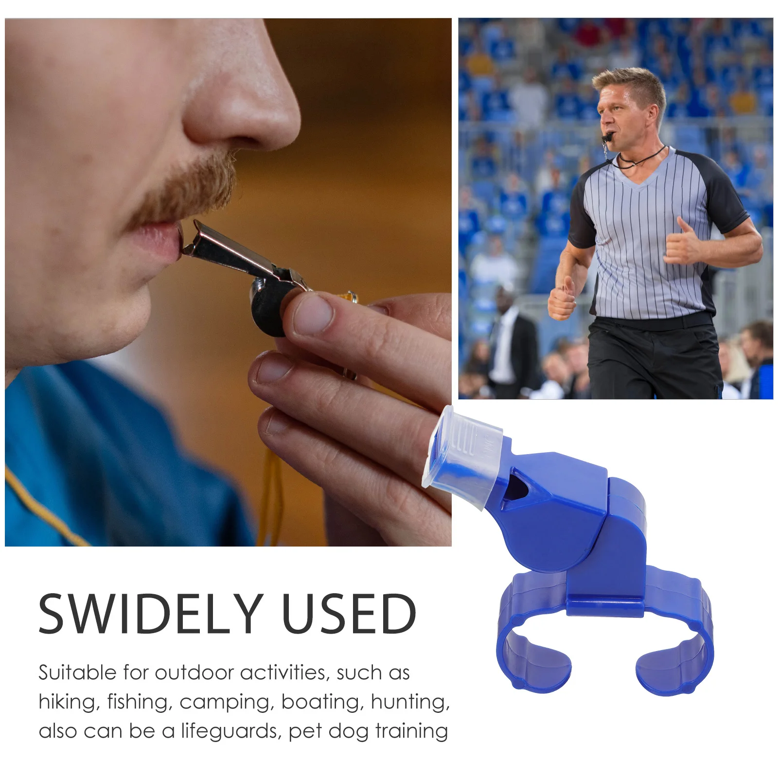 

Loud Whistle With Ring Multi-Function Abs Survival Safety Emergency Referee Sports Whistle For Camping Pe Training