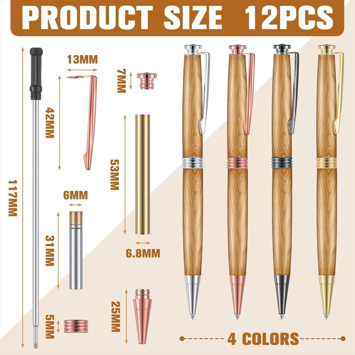 Abjs 12Pcs 7Mm Trim…