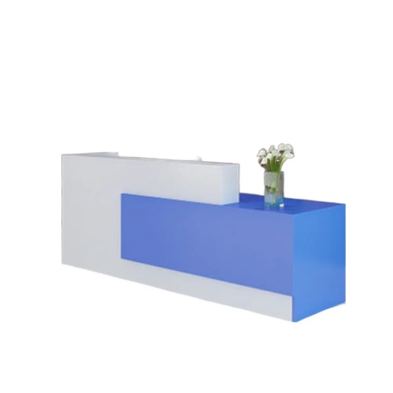 

Customized Modern Office Hotel Beauty Salon Nail Salon Front Desk Reception Nail Salon Front Desk Table Design