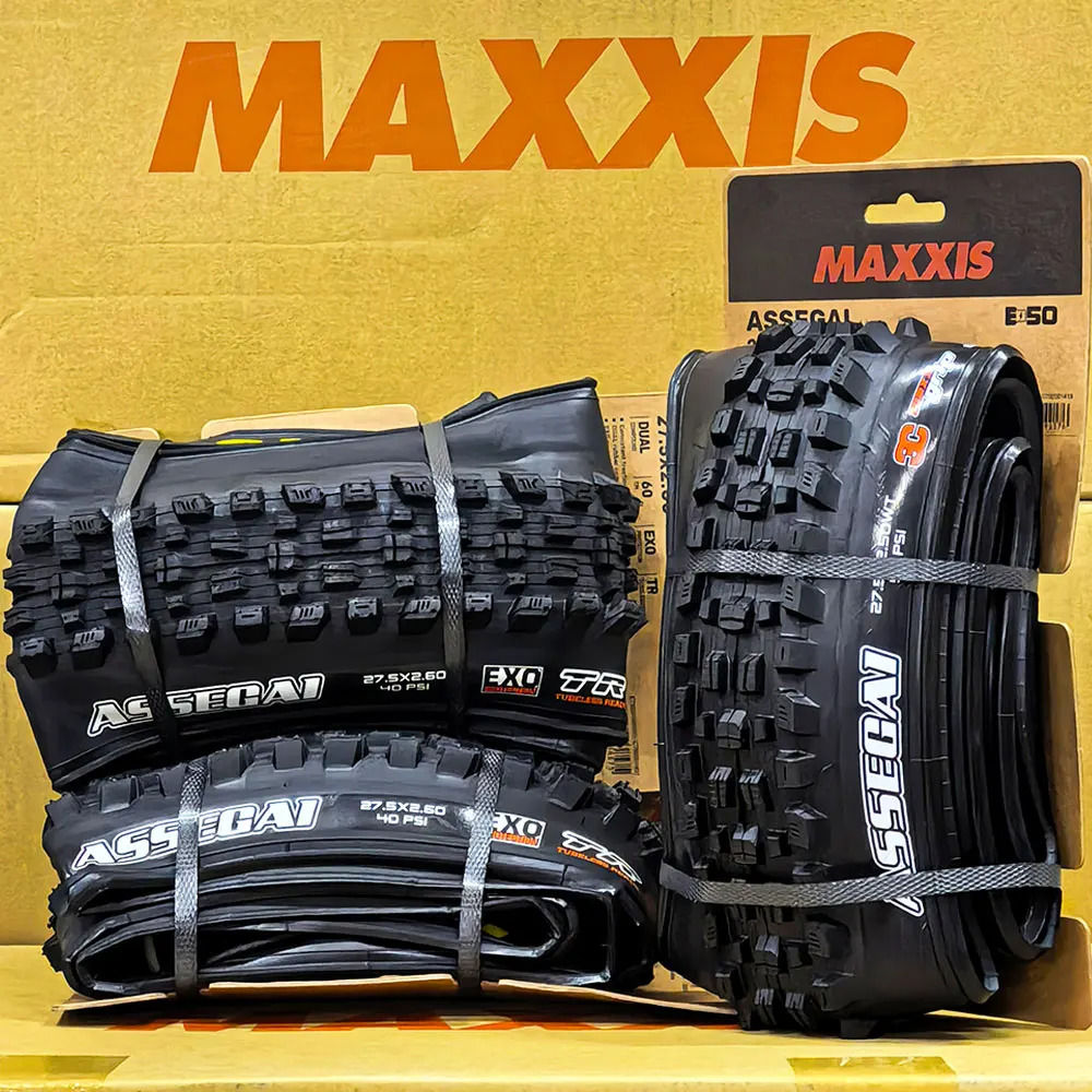 إطار دراجة جبلية ماكسيس أسيجاي سميك للمنحدرات، ذو حبيبات كبيرة، مضاد للانزلاق، سريع الانحدار، 3CG