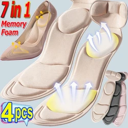 7D Soft Memory Foam sottopiede inserti tallone Post indietro traspirante antiscivolo per le donne solette di supporto per arco di scarpe con tacco alto