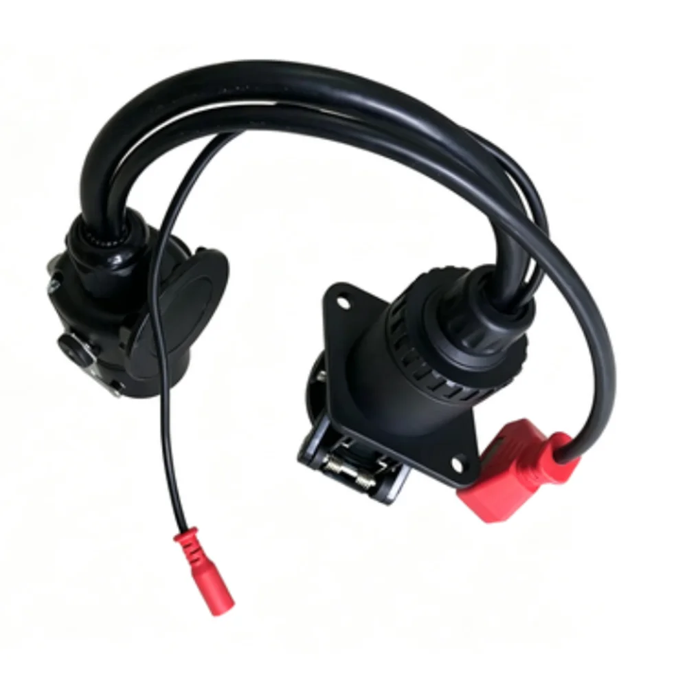 New Truck EBS ISO 7638 OBD2 Trailer Diagnostic Adapter Cable Compatible with Bosch Autel Autocom for Various Truck Vehicles