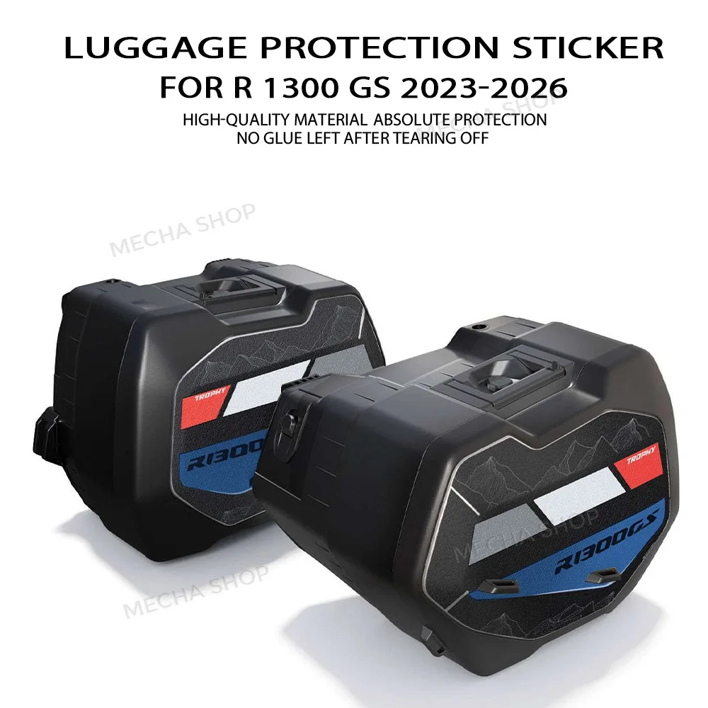 

For R1300GS R1300 GS R 1300 gs 2025 2026 Motorcycles Luggage Cases Protective Sticker Side Case Pads Sticker Suitcase PE Decal