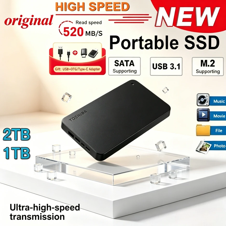 oem-for-toshiba-a3-hdtb410yk3aa-canvio-basics-500gb-1tb-2tb-disco-rigido-externo-portatil-usb-30-preto，black