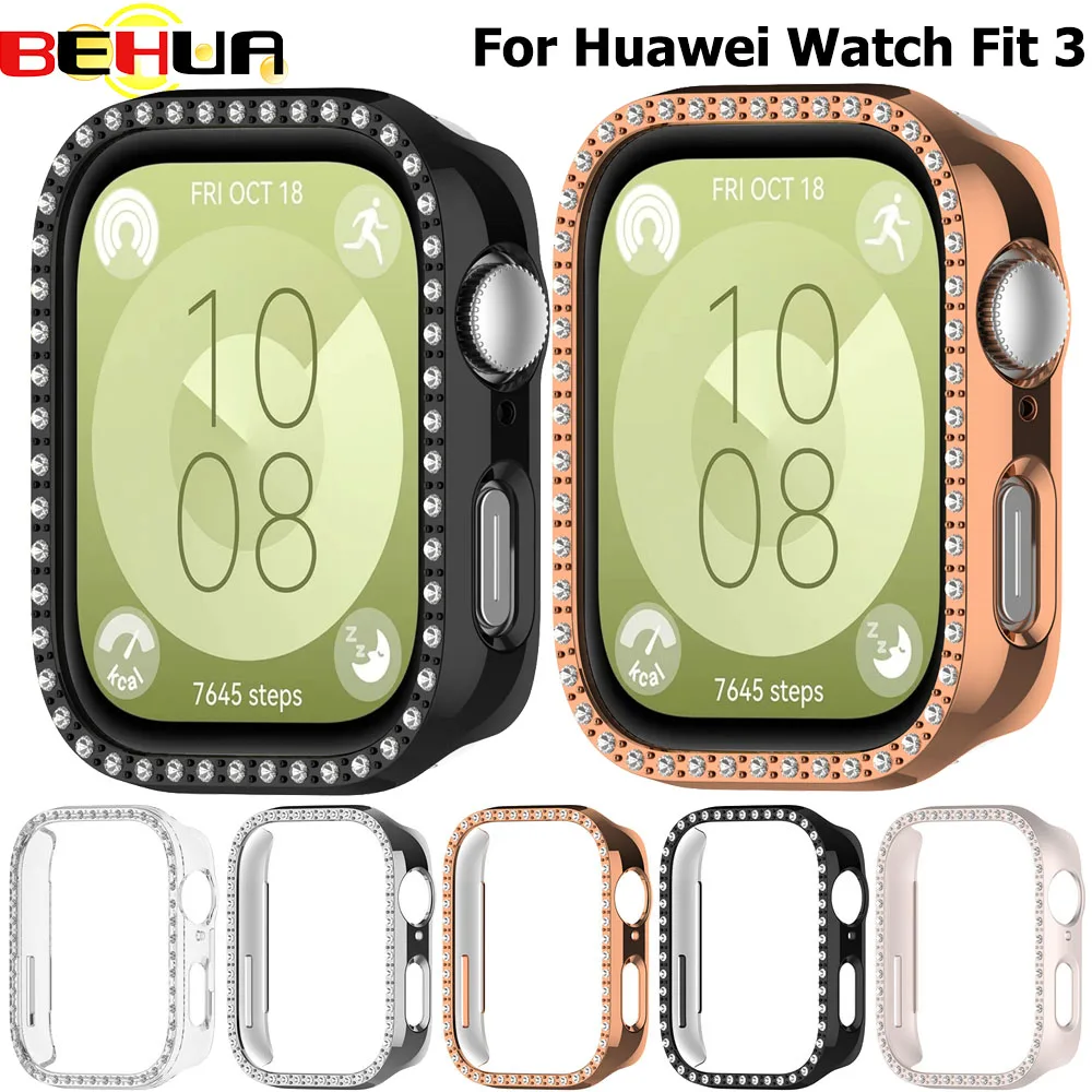 Uhrengehäuse für Huawei Watch Fit4/ Fit 4 Pro Fit3 Fit 5, Stoßfänger-Zubehör, hohles, stoßfestes, kratzfestes Gehäuse mit Displayschutz – Detail 7