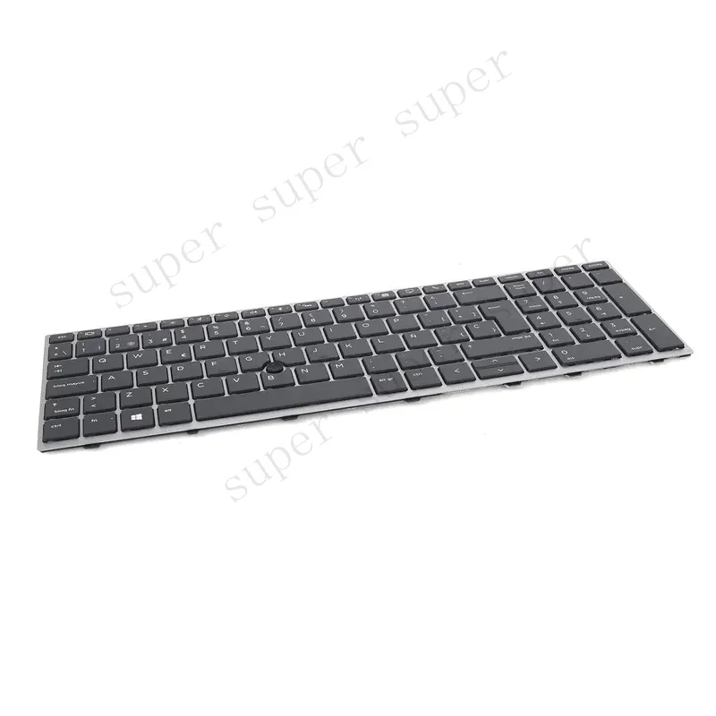 SP Laptop Keyboard for HP Elitebook 850 G5 G6 855 750 755 G5 zbook 15u G5 G6 Sliver Frame Black with Backlit &Point