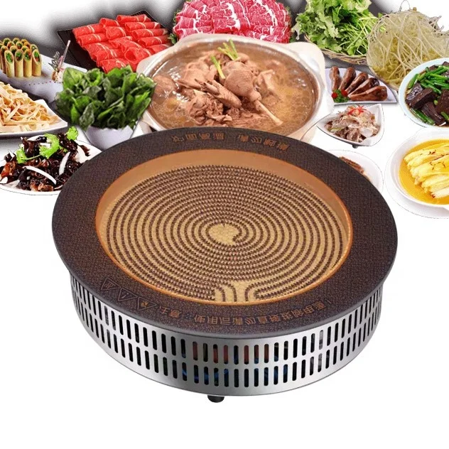 Household Commercial 2500W High Power 1 Burner Hot Pot Electric Ceramic Stove With Wire Control