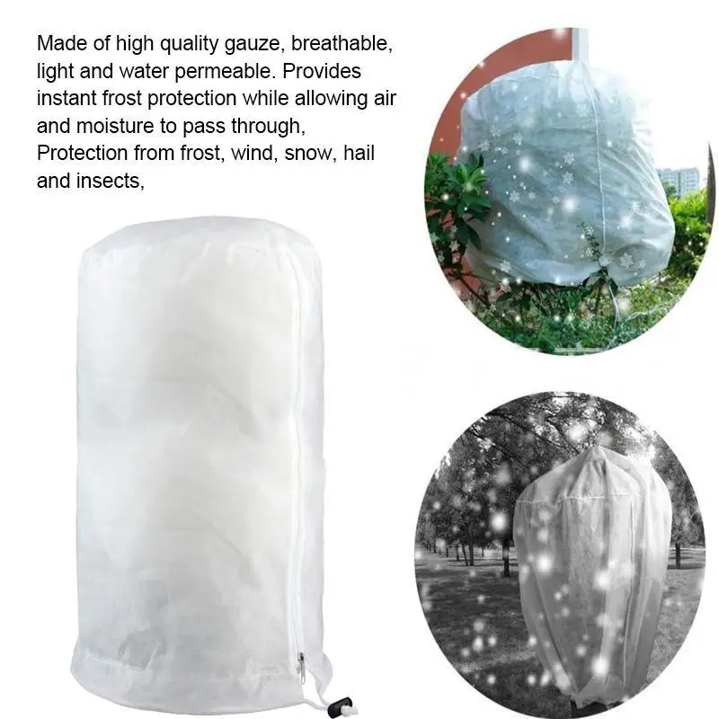 Plant Covers Freeze Protection Winter Plant Anti-freeze Protective Blanket Protective Film Covers Frost Cloth Blanket Protecting