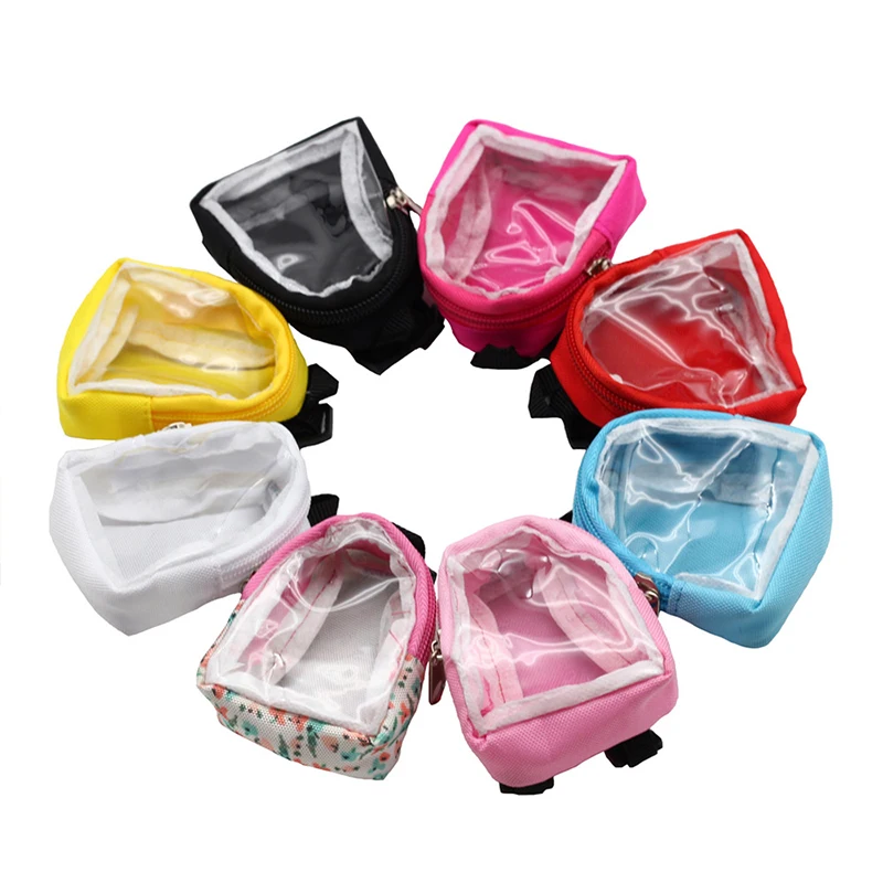 Minibolsa de PVC para muñecas, mochila transparente de 15-20cm, regalo para niños, juguetes, 1/6