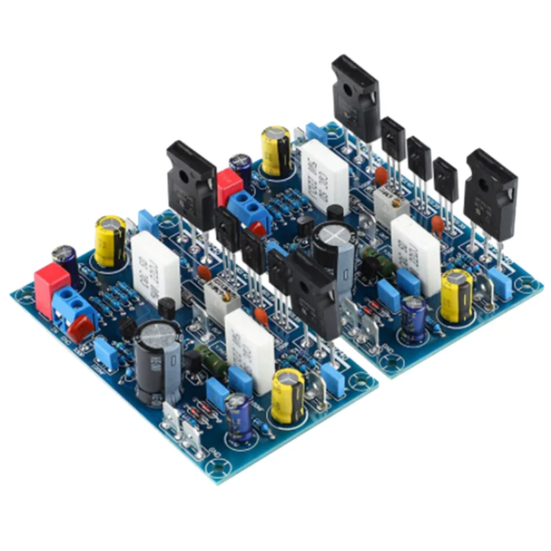 

FULL-2Pair Power Amplifier Board 100Wx2 Amplificador IRF240 FET Class A Power Amplifier Audio Board Amp For Home Sound