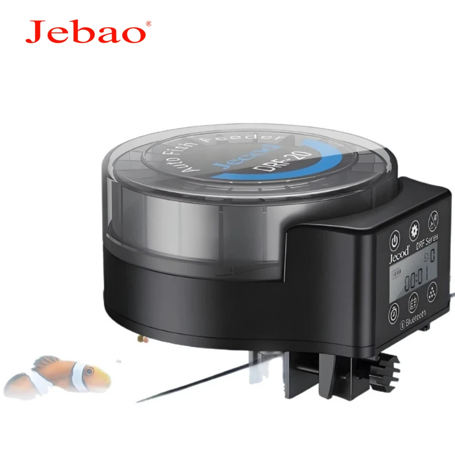 Jebao Jecod DRF Automatic Aquarium Fish Tank Feeder Bluetooth APP Control Large Capacity Food Dispenser