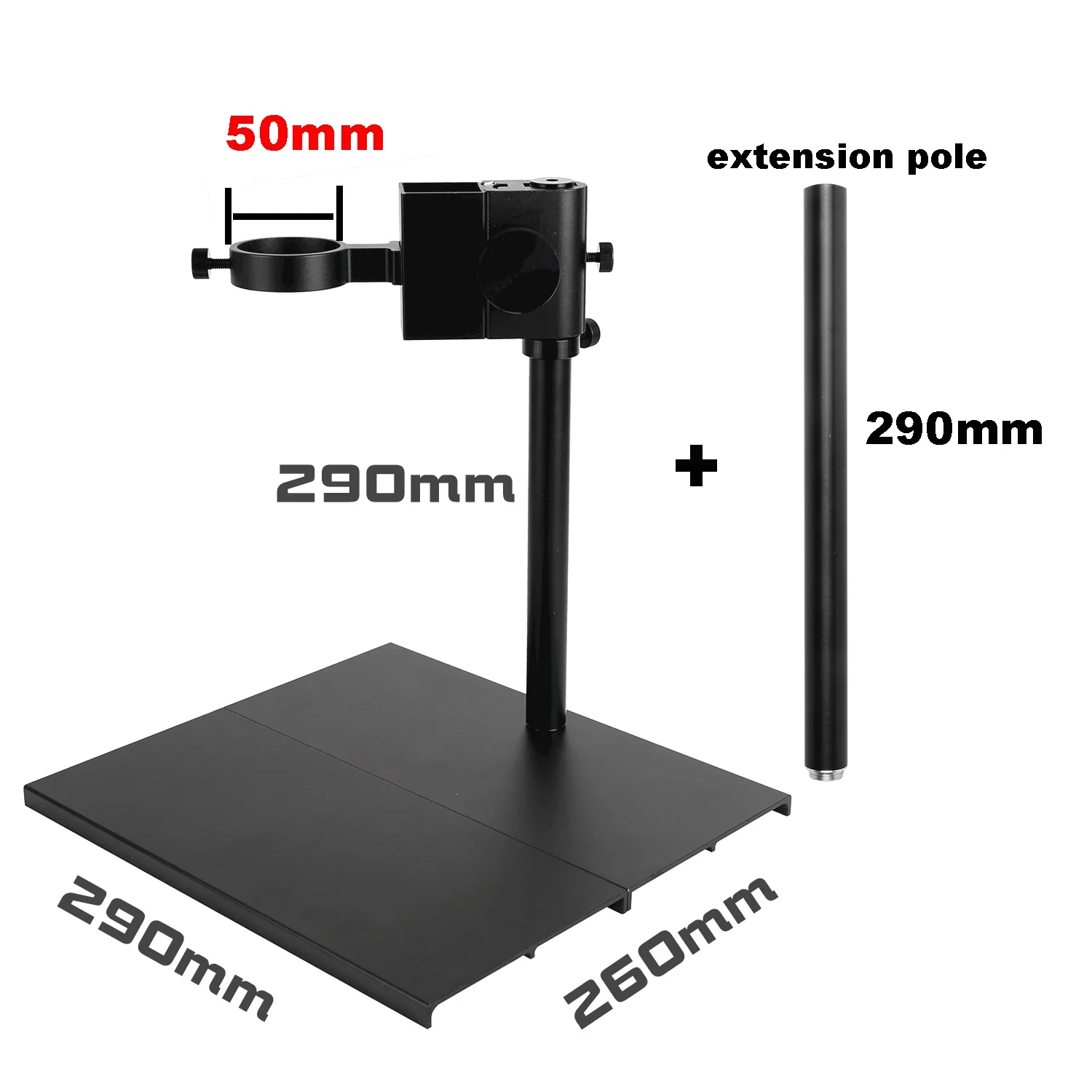 

Digital Microscope 150X Lens Industrial Repair Tools Big Length Stand Measurement Function Camera