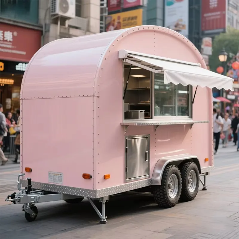 Fully Equipped Food Truck with Full Kitchen Mobile Catering Trailer for Street Food Business