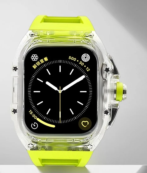 

Suitable for high-end watch case with transparent glacier premium modified shell (For44-45mm)