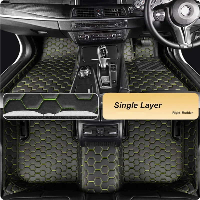 3D leather Waterproof Custom Car Floor Mats For Toyota Tundra Auto Carpets Foot Coche Accessorie Floor Liners