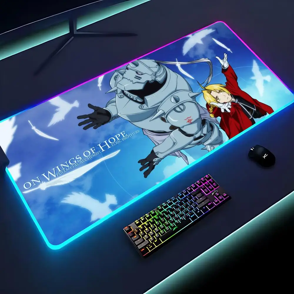 Alphonse Fullmetal Alchemist Mouse Pad Keyboard Cover Desk-mat Colorful Surface Multi-size World Computer Gamer