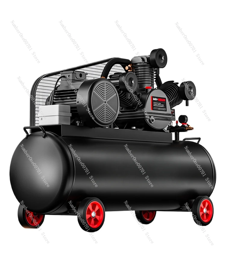 Belt air compressor Industrial grade large high pressure air pump Steam repair paint 220V380V air compressor