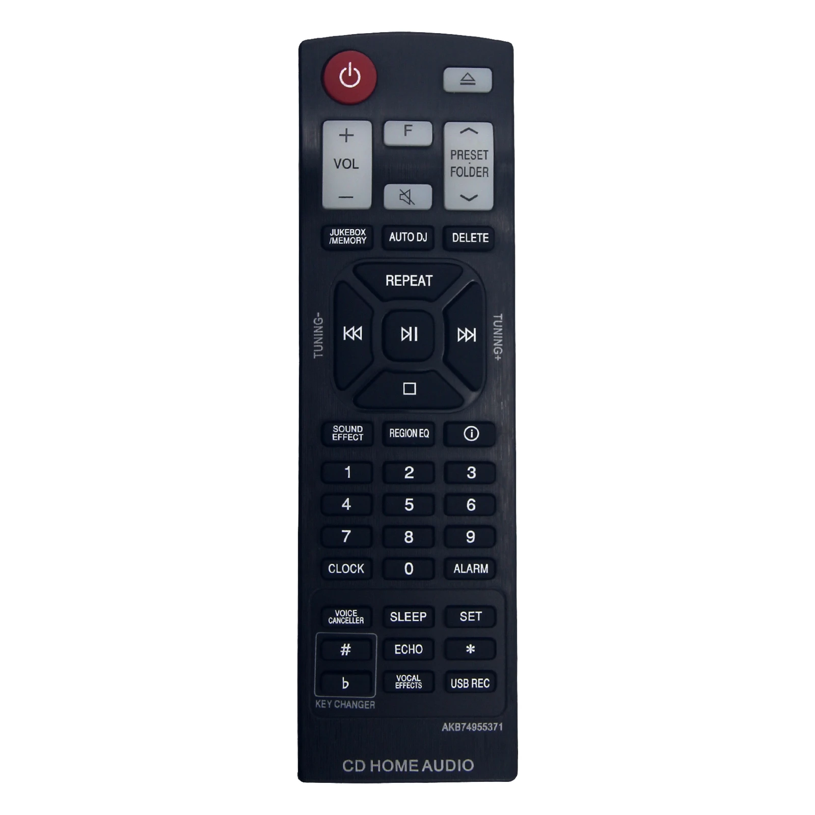 Compatible con el control remoto Audio CK99 CKS99F AKB74955371, piezas de repuesto.