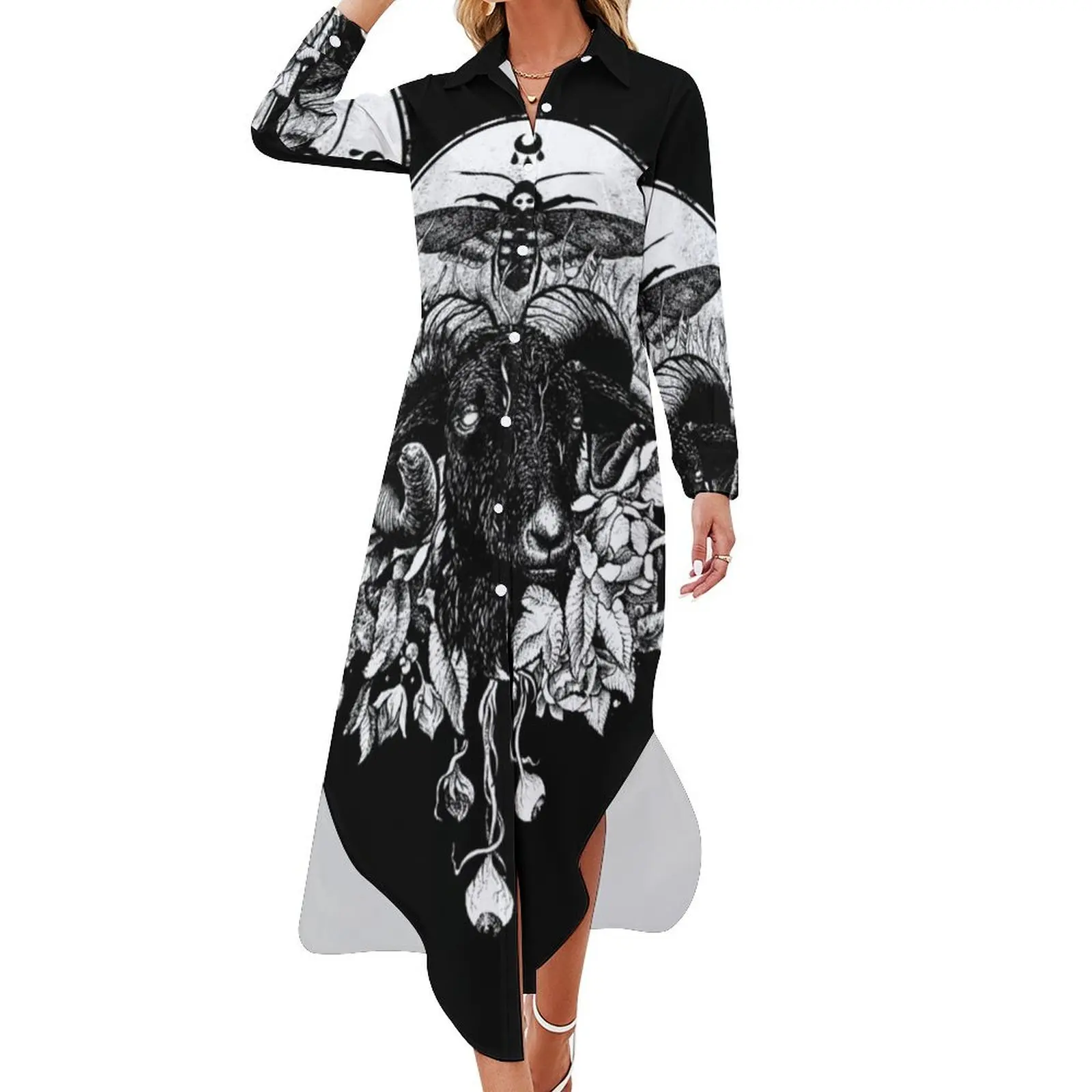 

Krogl Long Sleeved Shirt Dress dresses summer woman 2024 women's summer clothing 2024 dresses for womens Summer skirt