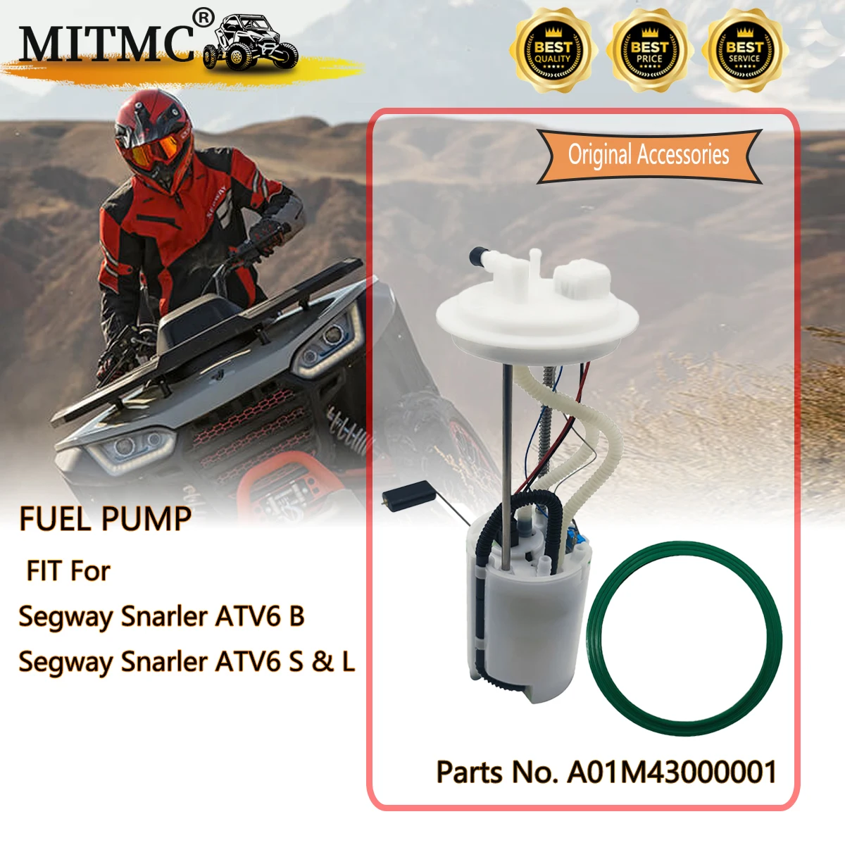 

Fuel Pump For Segway Snarler ATV6 B ATV6 S & L ATV Quad go kart parts A01M43000001