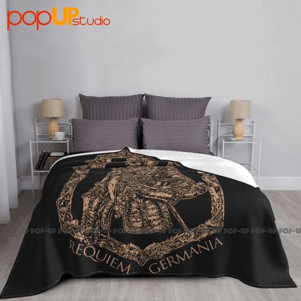 Nargaroth Black Metal Band Requiem Germania P-533 Blanket Sheet Classic Four Seasons Bedding Supply Decorative Sofa