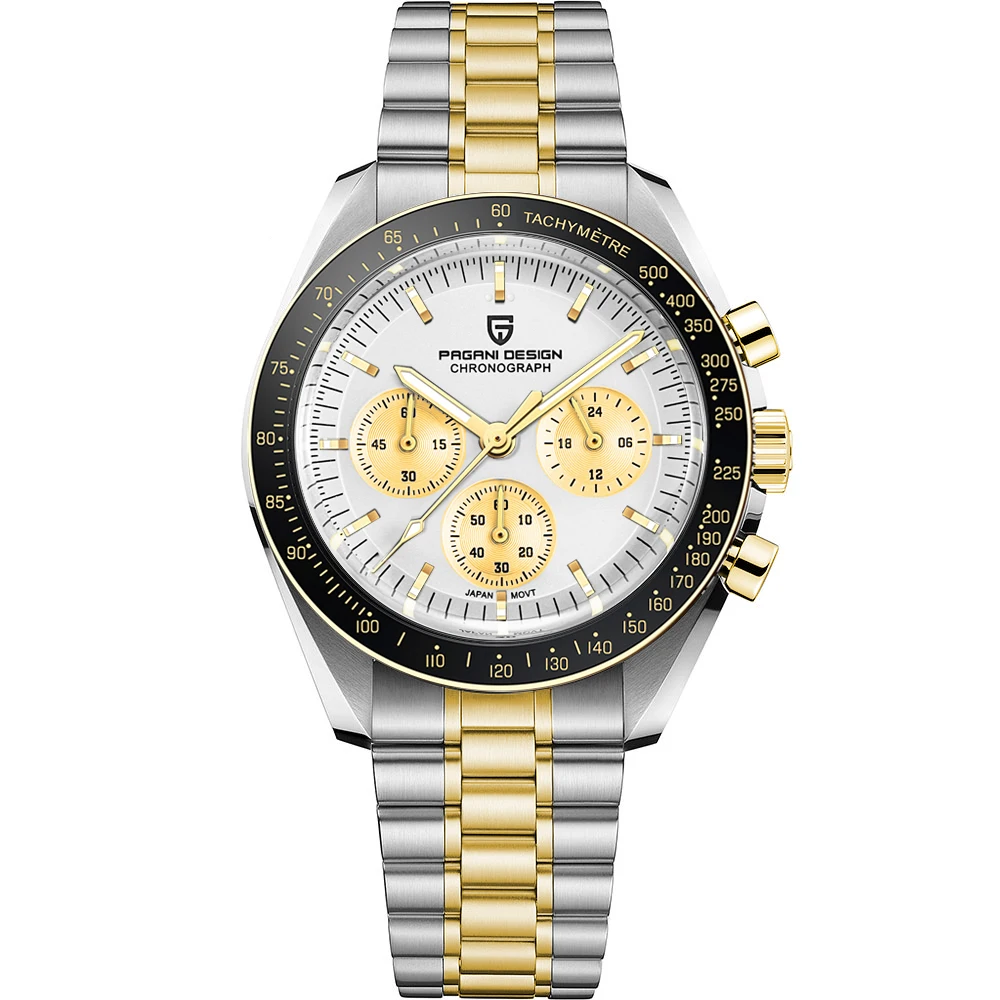 PAGANI DESIGN 2026 New Men's Watches Retro Luxury Tribute to CK2998 Quartz Watch For Men Speed Chronograph AR Sapphire crystal image 3