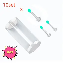 10set (30pcs)Ear Spoon Replacement For NE3 Wireless Smart Visual Ear Cleaner Otoscope Ear Wax Camera Removal Tool