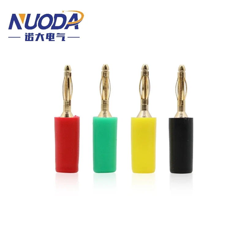 

10PCS 2MM Banana Plug Nickel Plated Electrical Terminal Connector Accessories 5 Colors