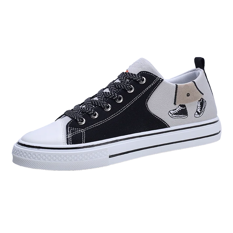 

Мужская и женская весенне-осенняя повседневная спортивная обувь большого размера, туфли для досок, парусиновая обувь и пара дышащих туфель на плоской подошве.