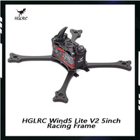 HGLRC Wind5 Lite V2 5inch Racing Frame 195mm Wheelbase Toray-T700 Spray Paint for RC FPV Freestyle Drone Part
