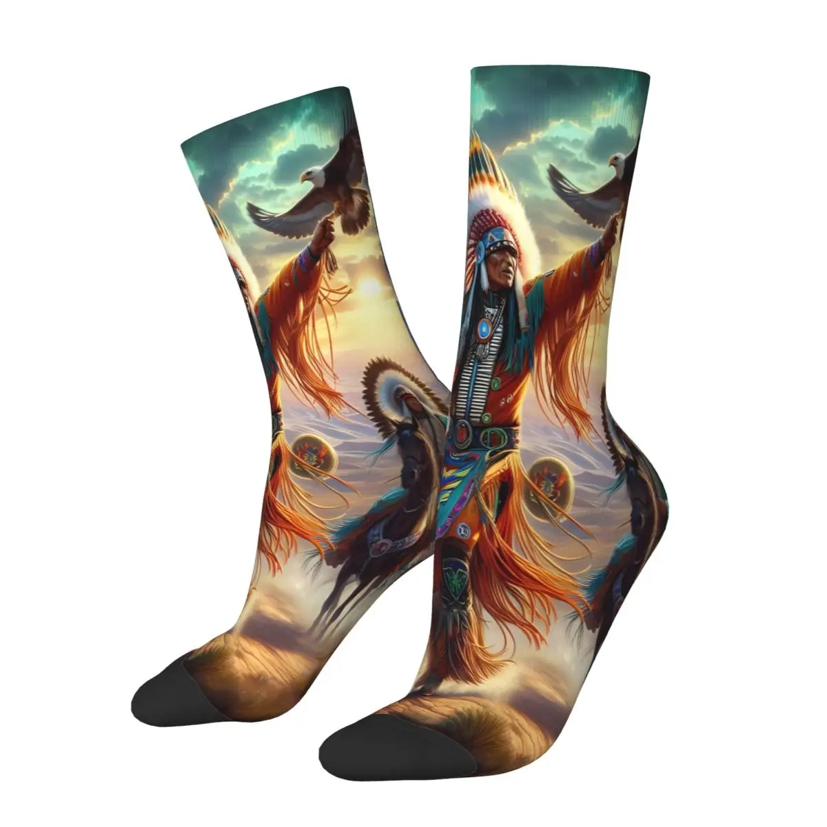 Primitive Tribes Sock Printed Man Polyester