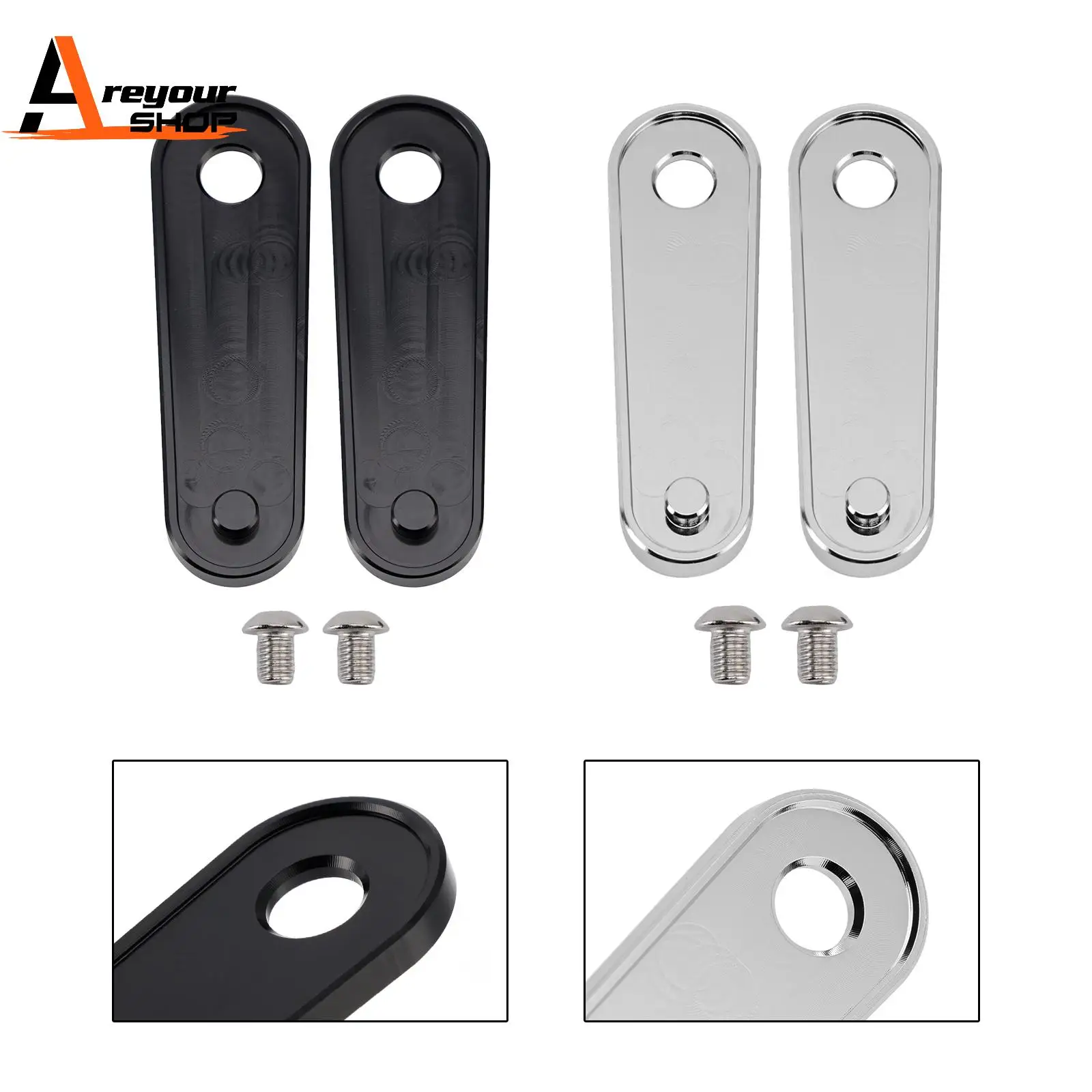 

Rear Floorboard Foot Peg Frame Plates fit for Electra Glides Road Glides 1993-2023