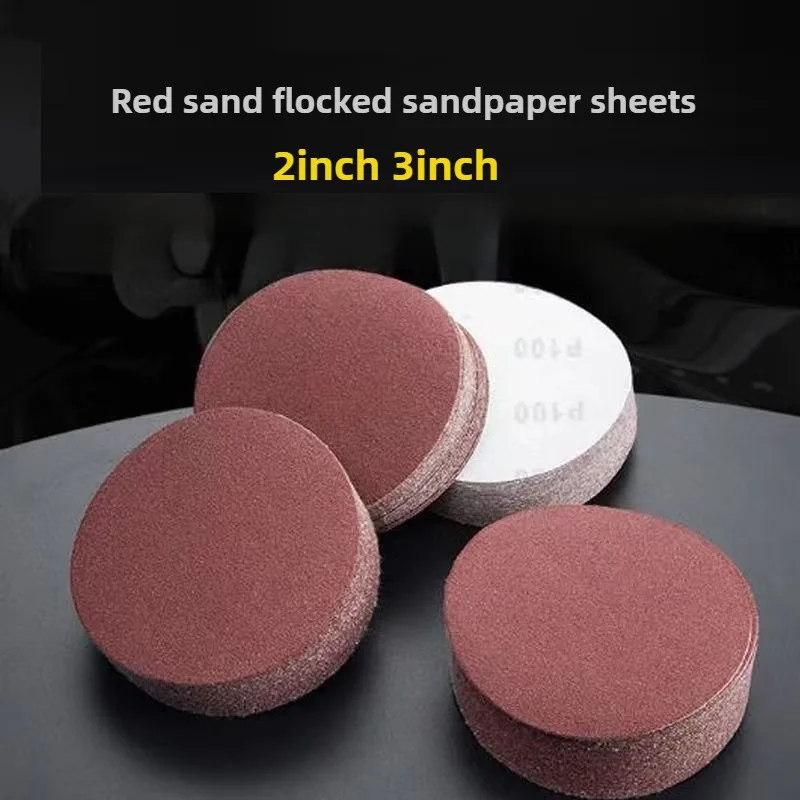 

2/3Inch 20pcs Sandpaper,Aluminum Oxide Sander Paper for Random Orbit Sanders,DIY Flocking Sanding Discs Pad Kit, tools