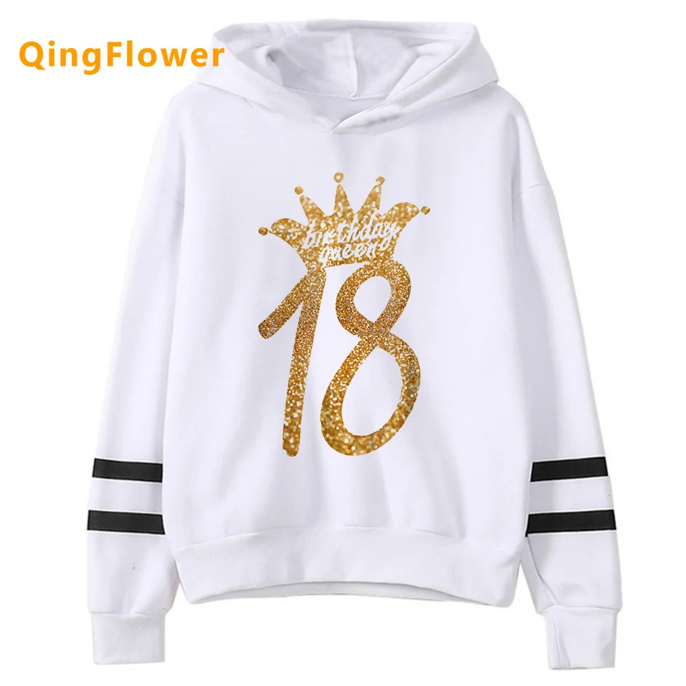 18 Ans hoodies women 90s anime Fleece graphic Hooded Shirt female harajuku Hooded Shirt