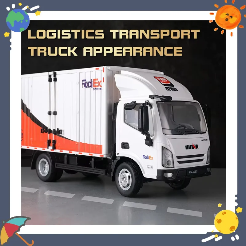 Huina 524 1:18 échelle télécommande camion Express modèle alliage Semi-camion Simulation RC voiture pour garçons cadeau d'anniversaire 12 canaux