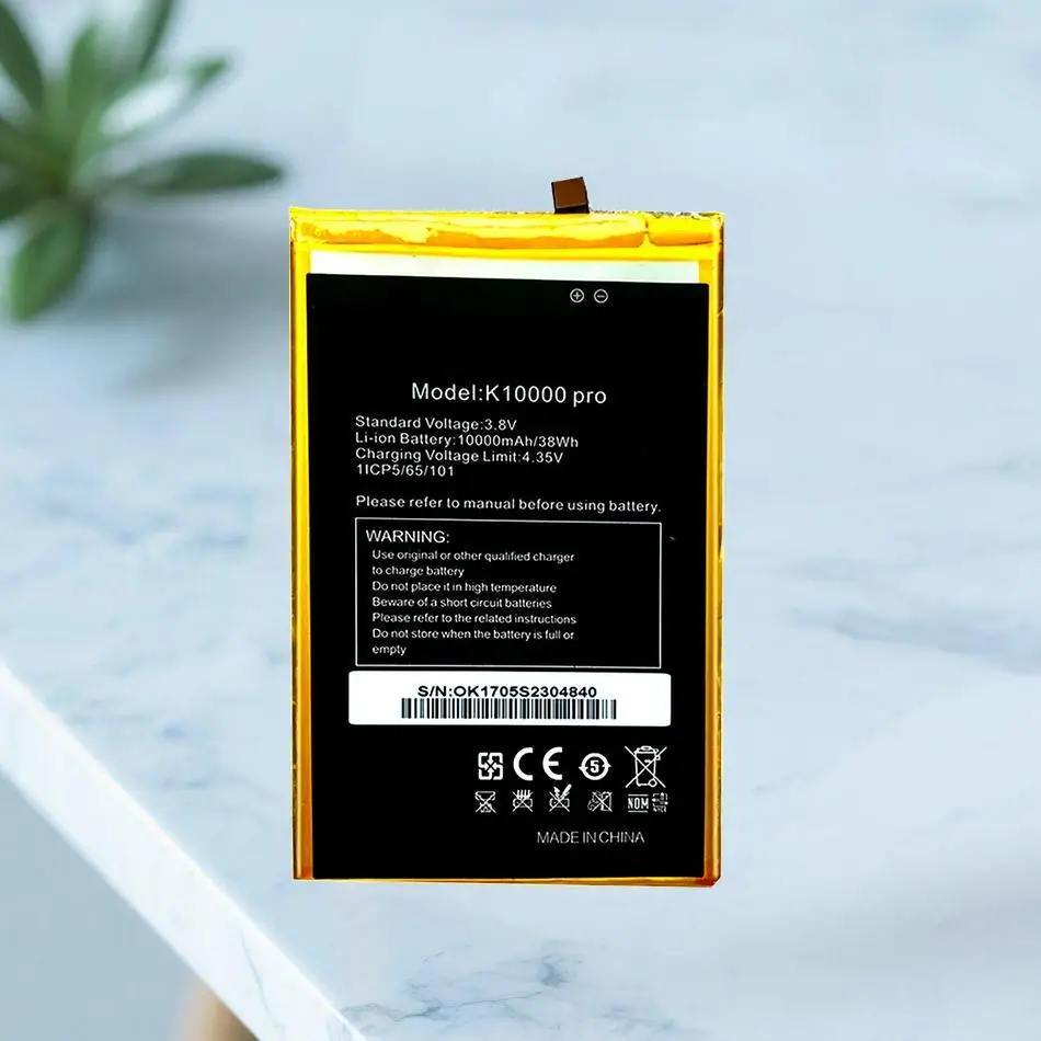 

For Oukitel K10000 Pro Mobile Phone Battery Fast Charging Reliable Power 10000Mah