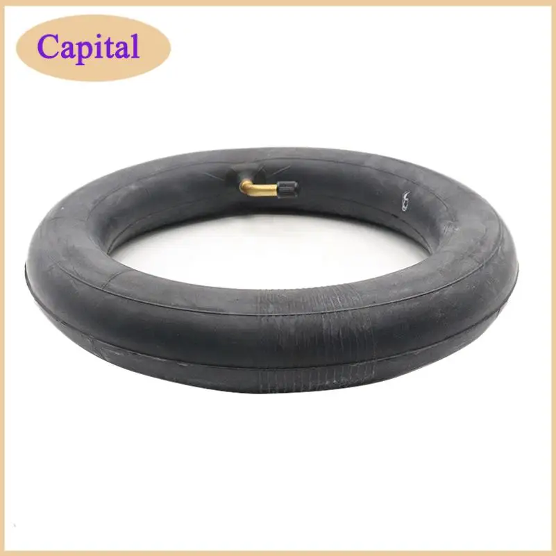 10x2/2.125 10x2.50 10x250 Inner Tube with Straight/Bent Valve Butyl Tyre Camera for Electric Scooter Baby Stroller