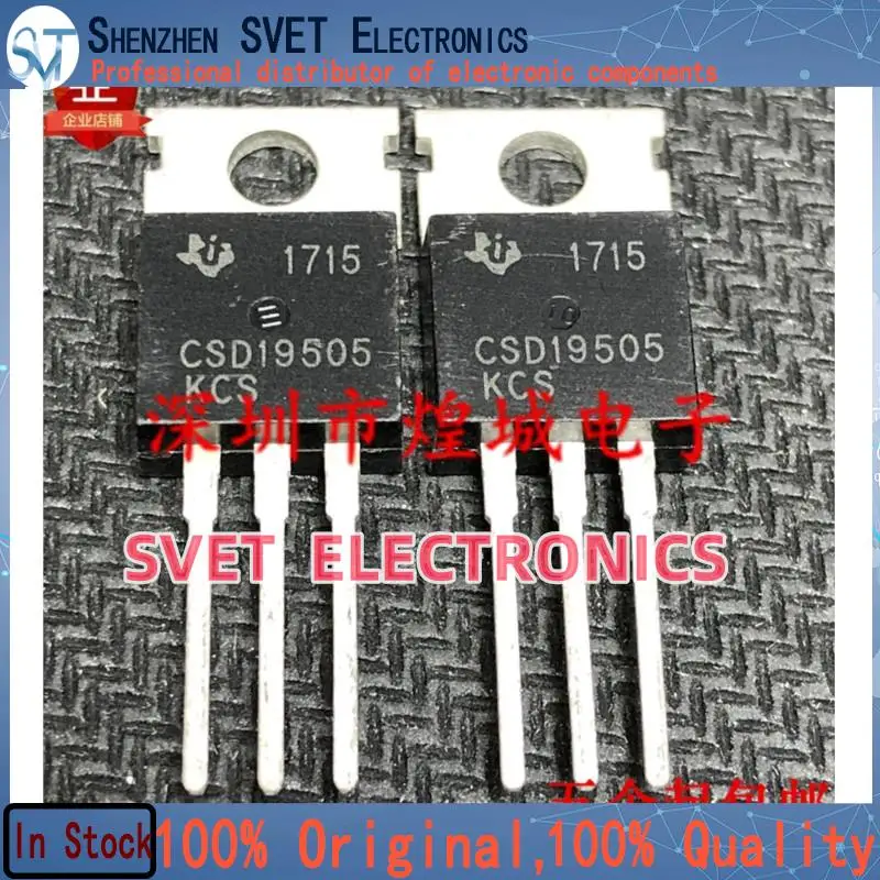 10PCS-50PCS  CSD19505KCS  TO-220 80V 150A 5  Original Fast shipping