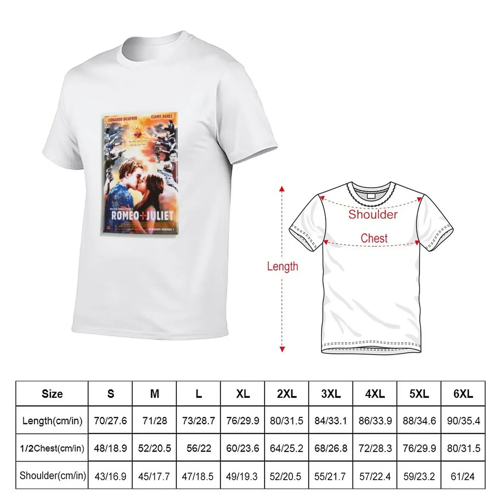 Romeo + Juliet Baz Luhrmann T-Shirt aesthetic clothes summer tops quick drying sweat shirts, men