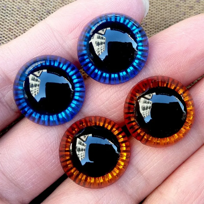 

20 шт./лот 3D лазерные защитные глаза для вязания крючком игрушки амигуруми блестящие пакеты вязание куклы глаза для плюшевых игрушек аксессуары