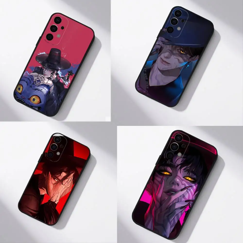 

Anime J-Jinu Sajaboys Phone Case For Samsung S25,S24,S21,S22,S23,S30,Ultra,S20,Plus,Fe,Lite,5G Black Cover
