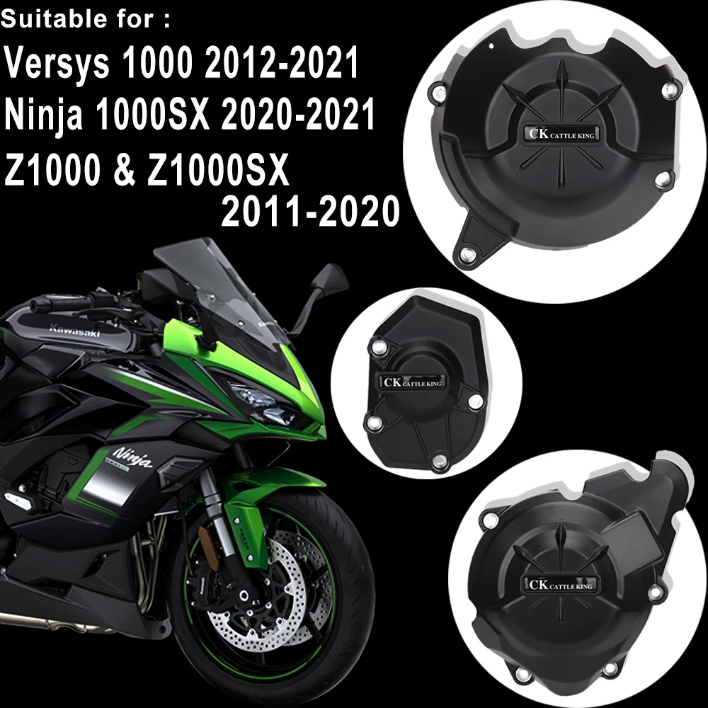 

For Kawasaki Z1000 Z1000sx Ninja 1000sx Versys 1000 Versys1000 Engine Protector Guard Cover 2011-2022 Motorcycle Accessories