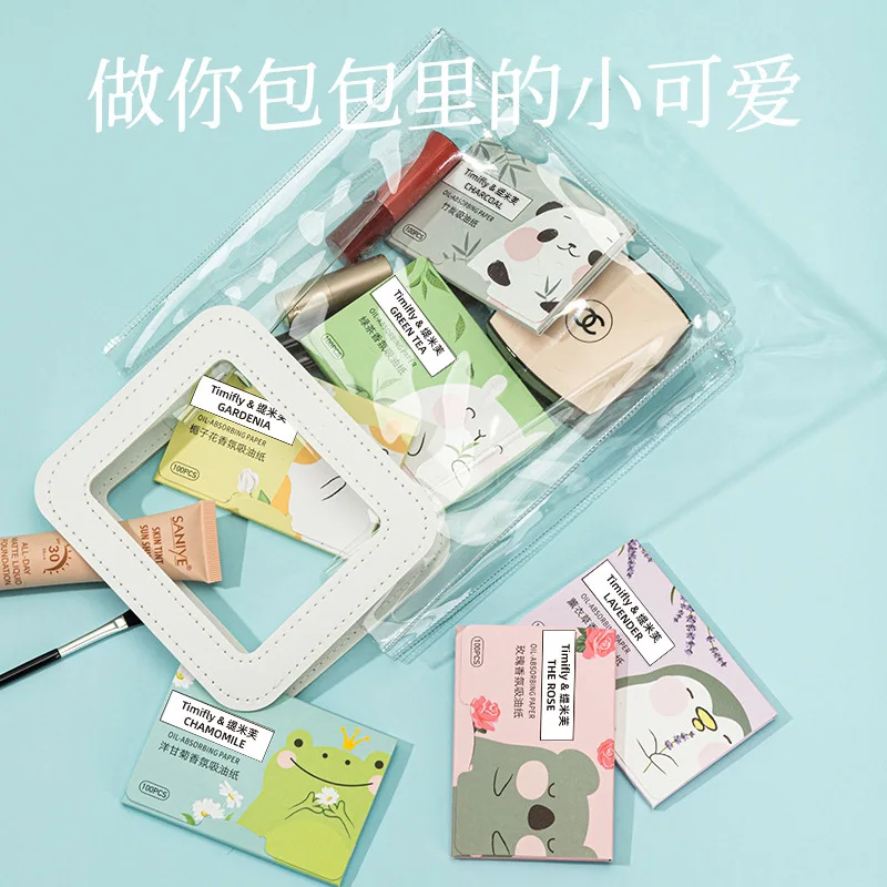 Oil Absorbing Paper Tissue Makeup Cleansing Oil Blotting Sheet Face Paper Absorbent Oil Control Face Cleanser Cotton Pads