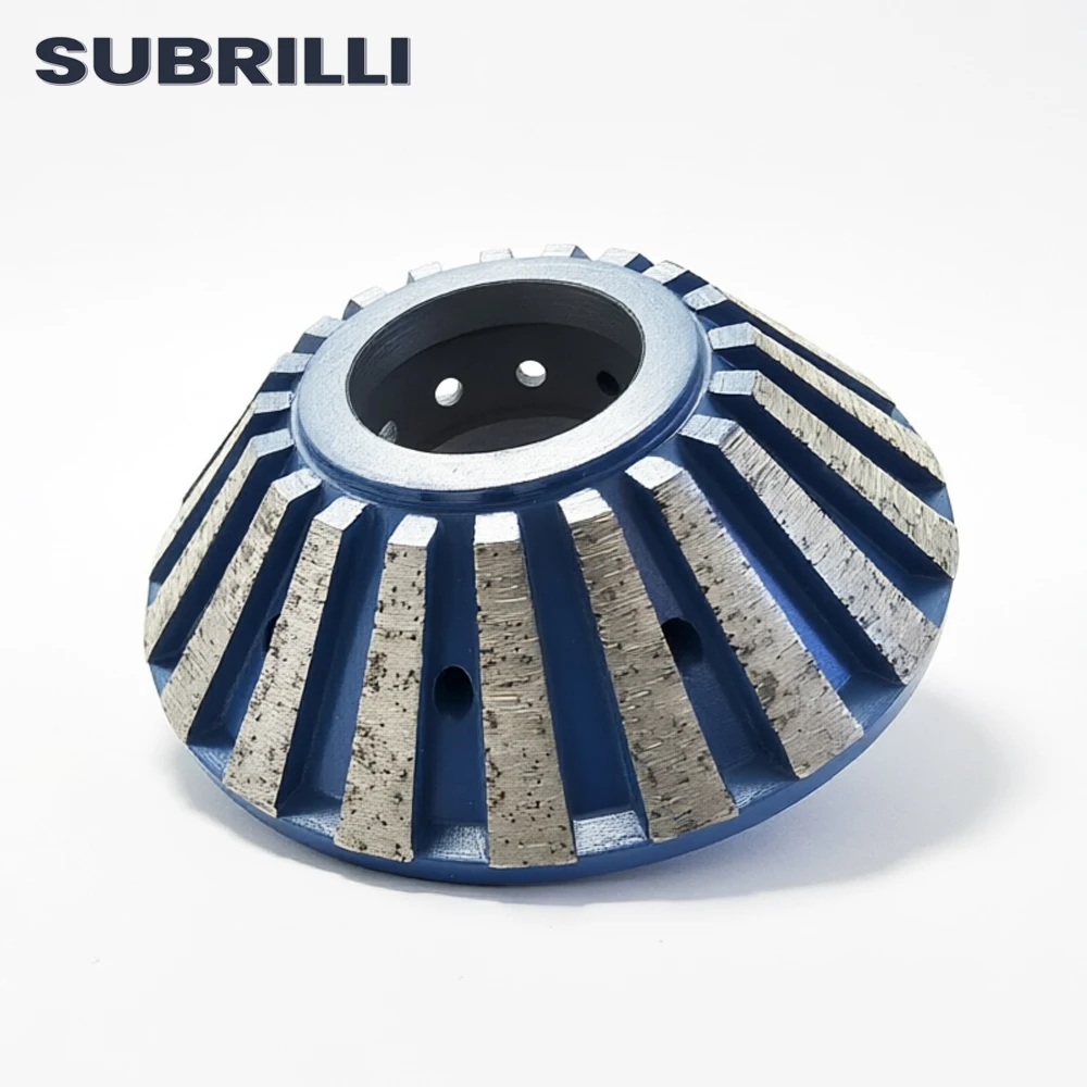 SUBRILLE Segmented 45 Bevel Profiling Router Bits Diamond CNC Profile Wheel for Granite Quartz Stone